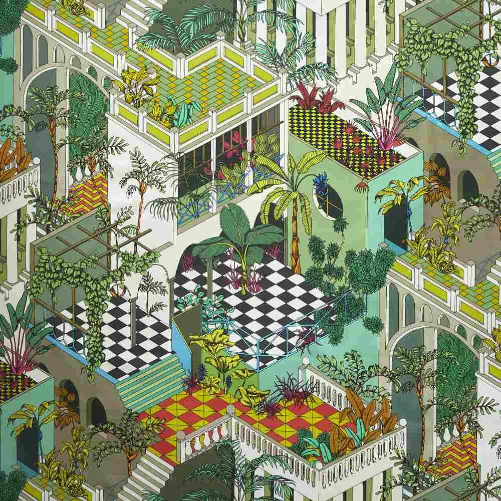 Miami 100% Cotton Fabric - Cole & Son