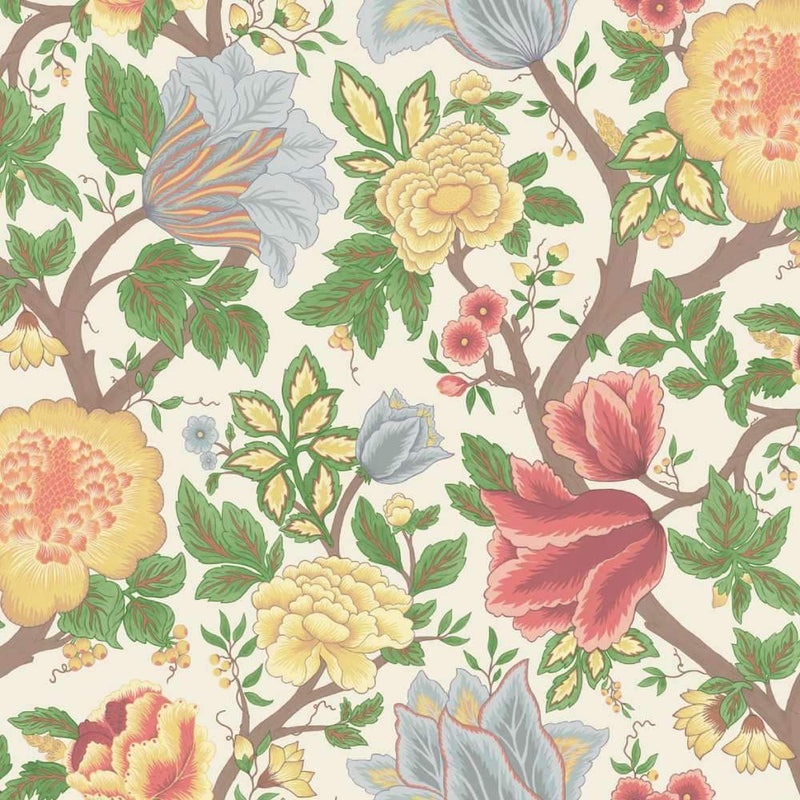 Midsummer Bloom Wallpaper - Pearwood Collection - Cole & Son