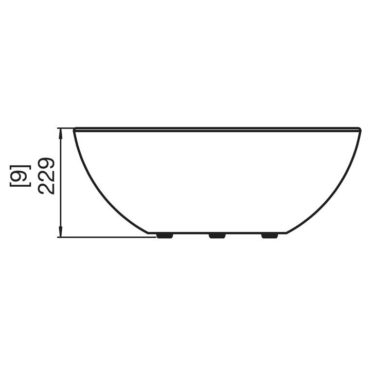 Mix 600 Bioethanol Fire Pit - Bone - EcoSmart Fire