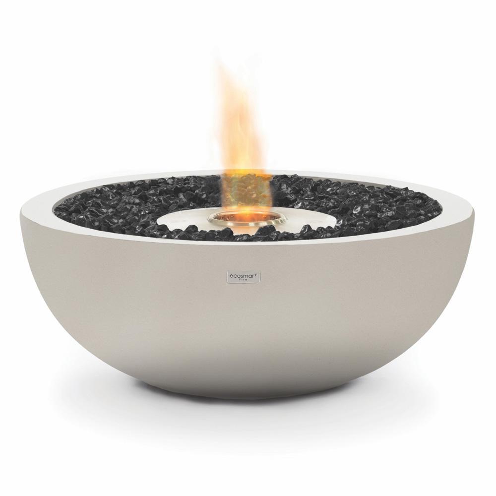 Mix 600 Bioethanol Fire Pit - Bone - EcoSmart Fire