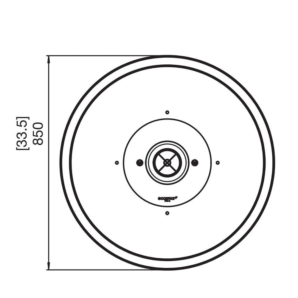 Mix 850 Bioethanol Fire Pit - Graphite - EcoSmart Fire