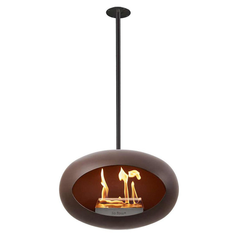 Mocca Sky Bioethanol Fire - Black Pole - Le Feu