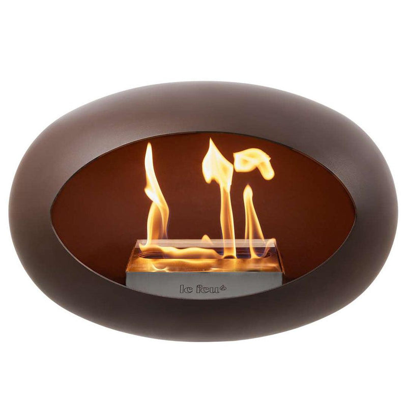Mocca Sky Bioethanol Fire - Rose Gold Pole - Le Feu