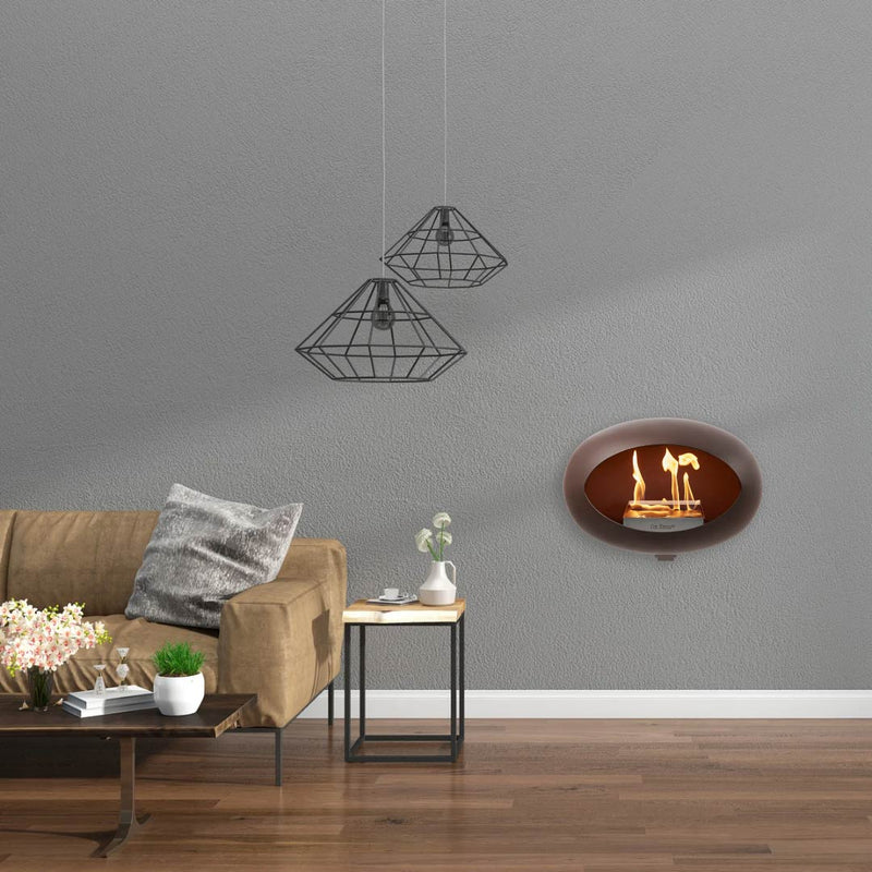 Mocca Wall Bioethanol Fire - Le Feu