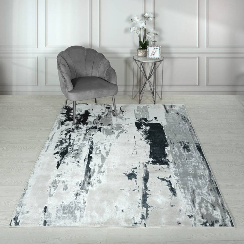 Monochrome Glacier Rug
