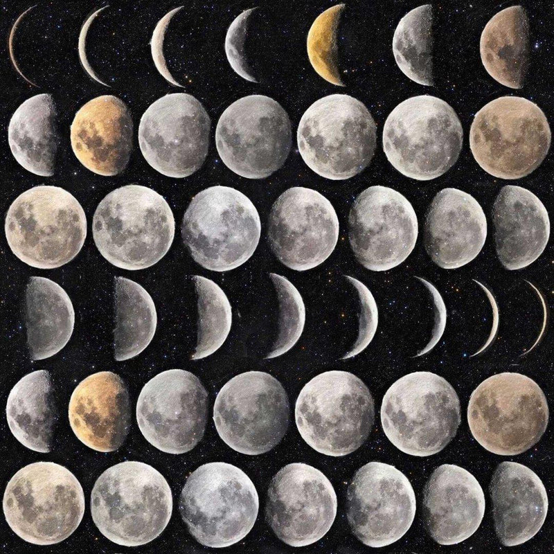 Moon Phases Wallpaper - Set of 3 Rolls - MINDTHEGAP
