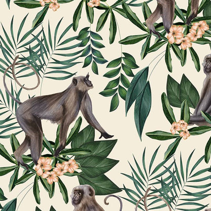 Morris Monkey Wallpaper - Ohpopsi