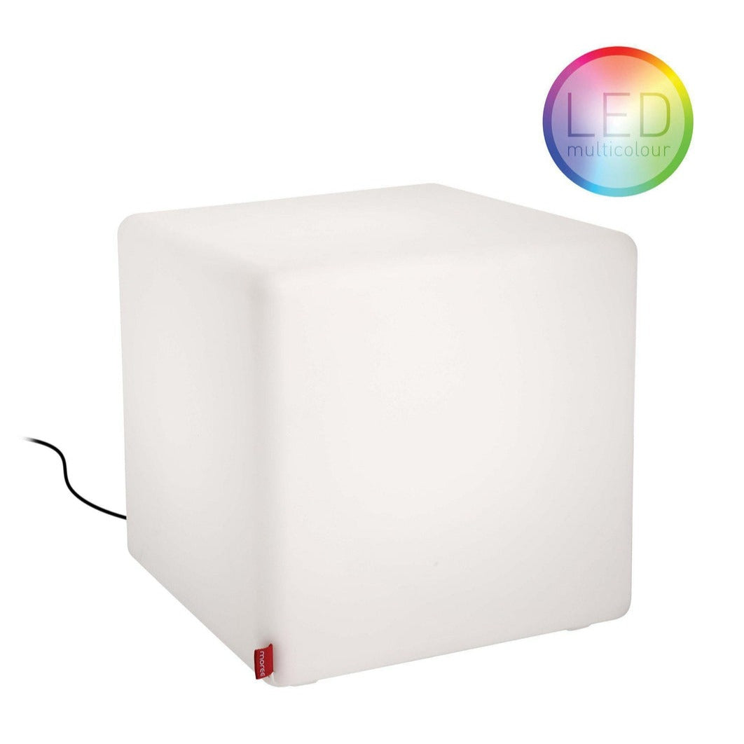 Multi Coloured Outdoor LED Cube Table - Moree
