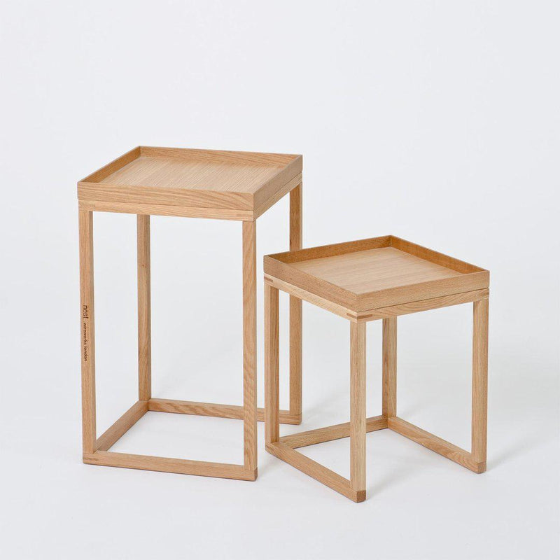 Nest Side Tables - Natural Oak