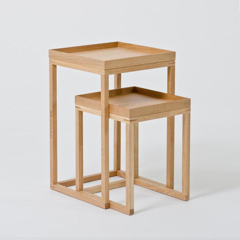 Nest Side Tables - Natural Oak