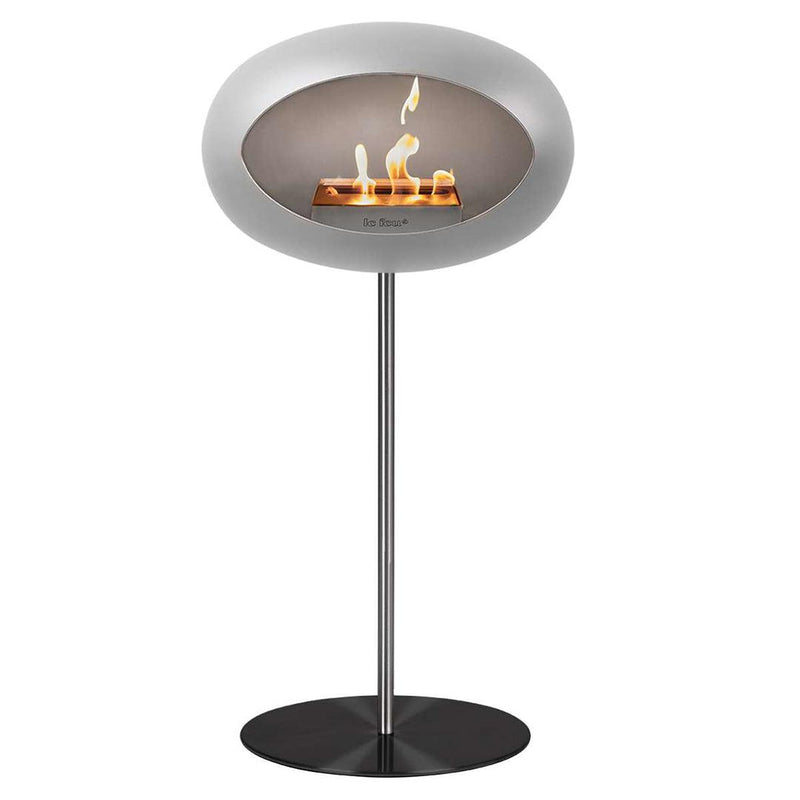 Nickel Steel High Bioethanol Fireplace - Le Feu