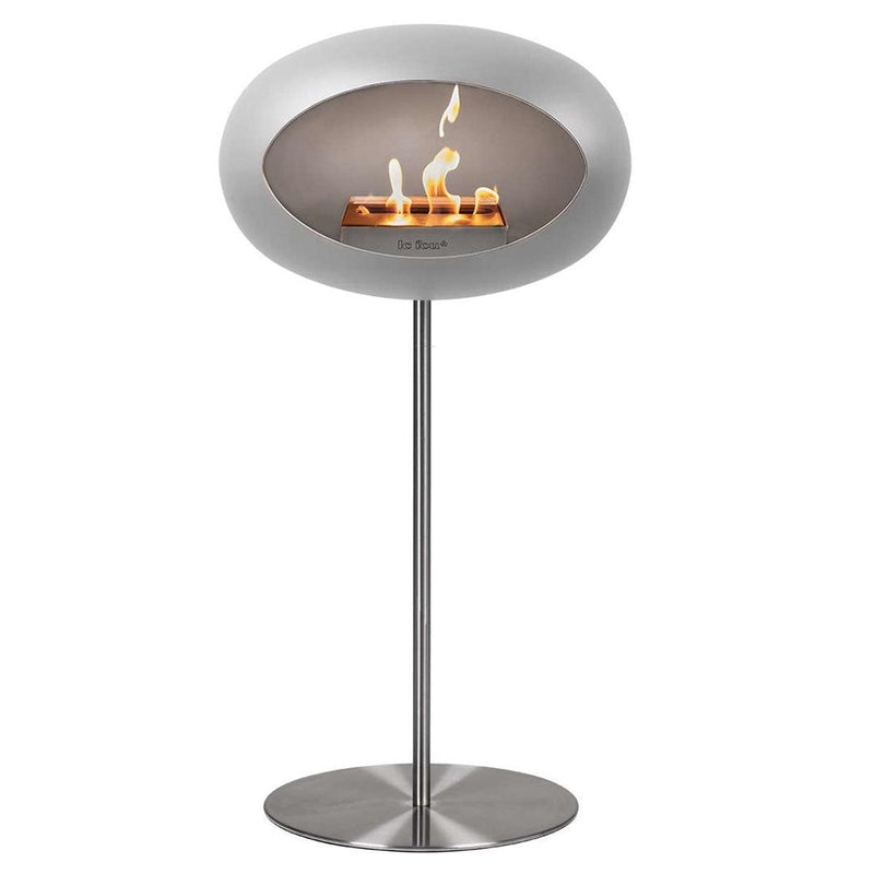 Nickel Steel High Bioethanol Fireplace - Le Feu