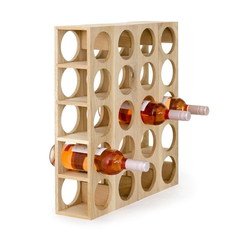 Oak Wine O Five Bottle Rack
