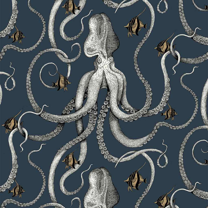 Octopoda Wallpaper - Josephine Munsey