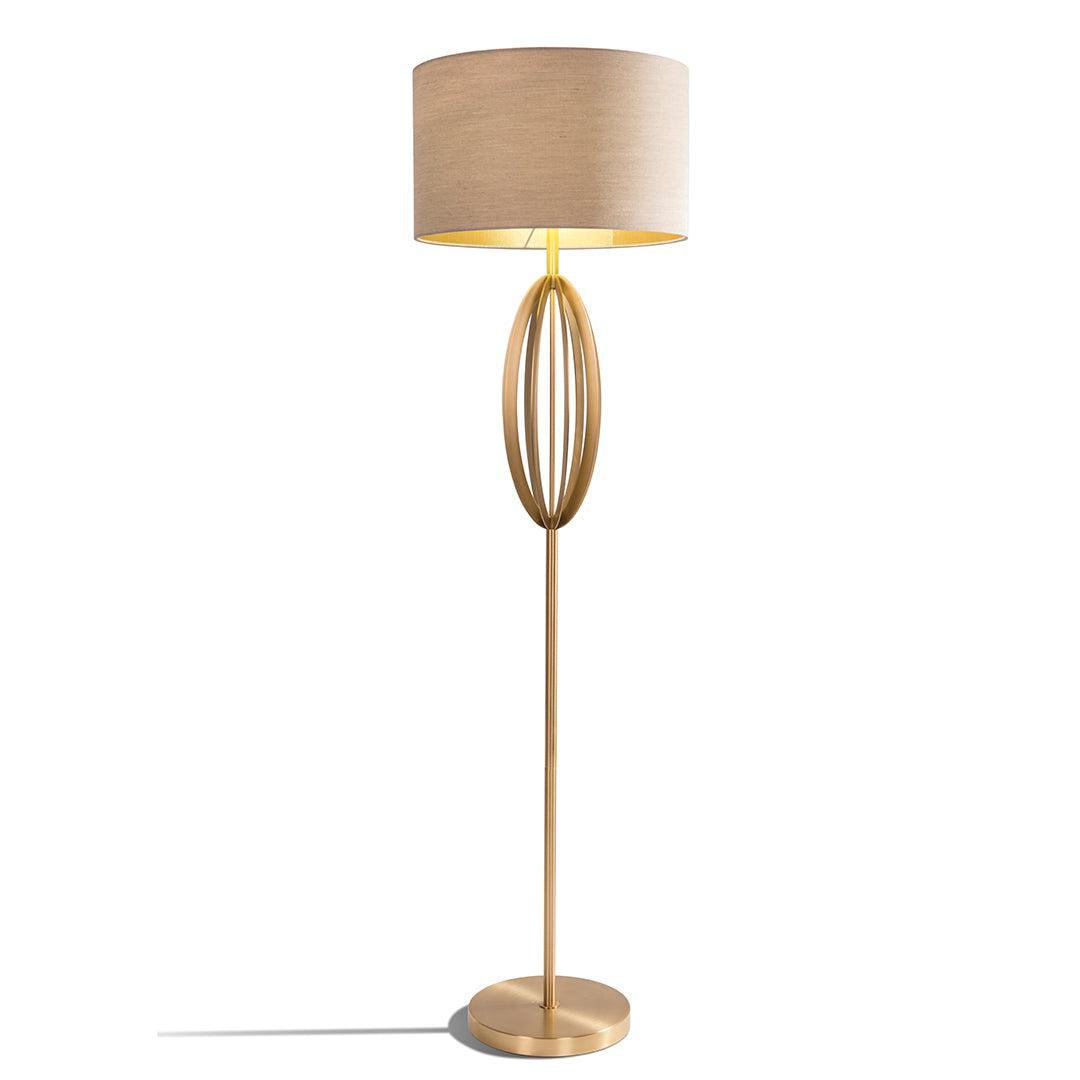 Olive Floor Lamp - Antique Brass - RV Astley