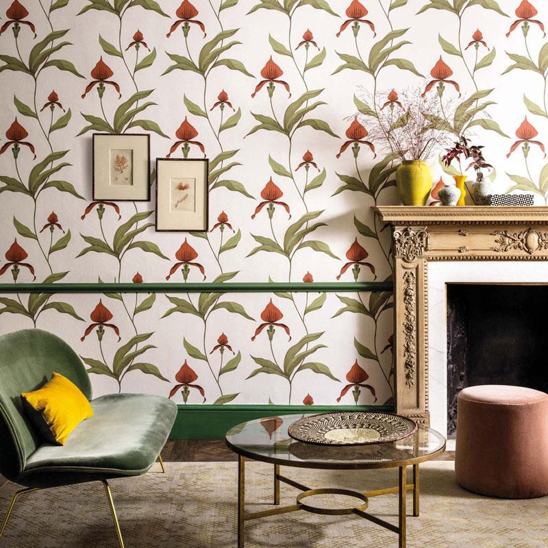 Orchid Wallpaper -The Contemporary Collection - Cole & Son