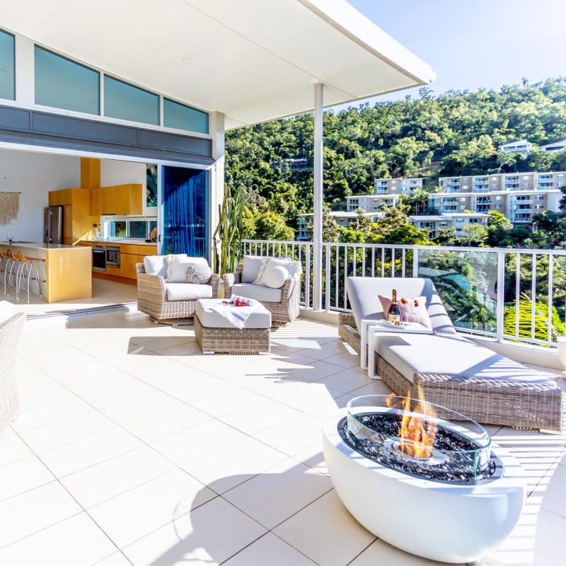 POD30 Bioethanol Fire Pit - Bone - EcoSmart Fire