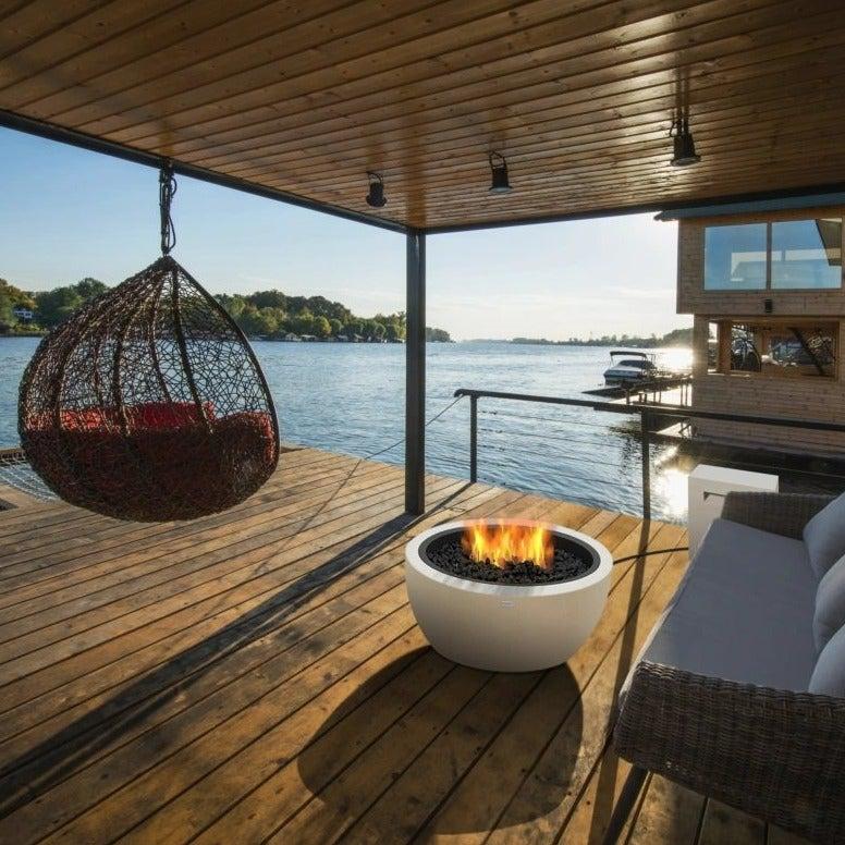 POD30 Bioethanol Fire Pit - Bone - EcoSmart Fire
