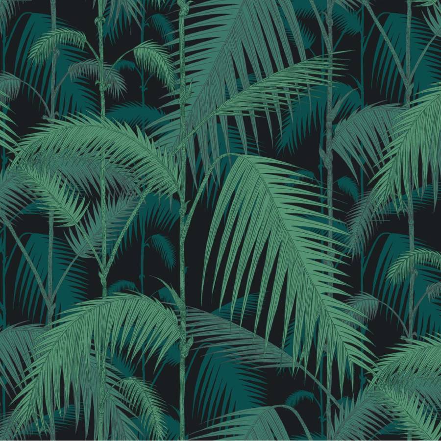 Palm Jungle Velvet Fabric - Cole & Son