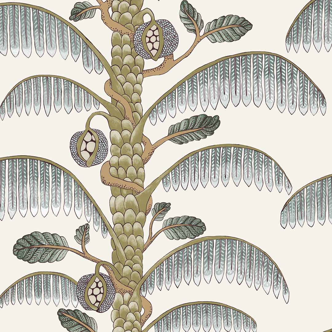Palm Stripe Wallpaper - Josephine Munsey