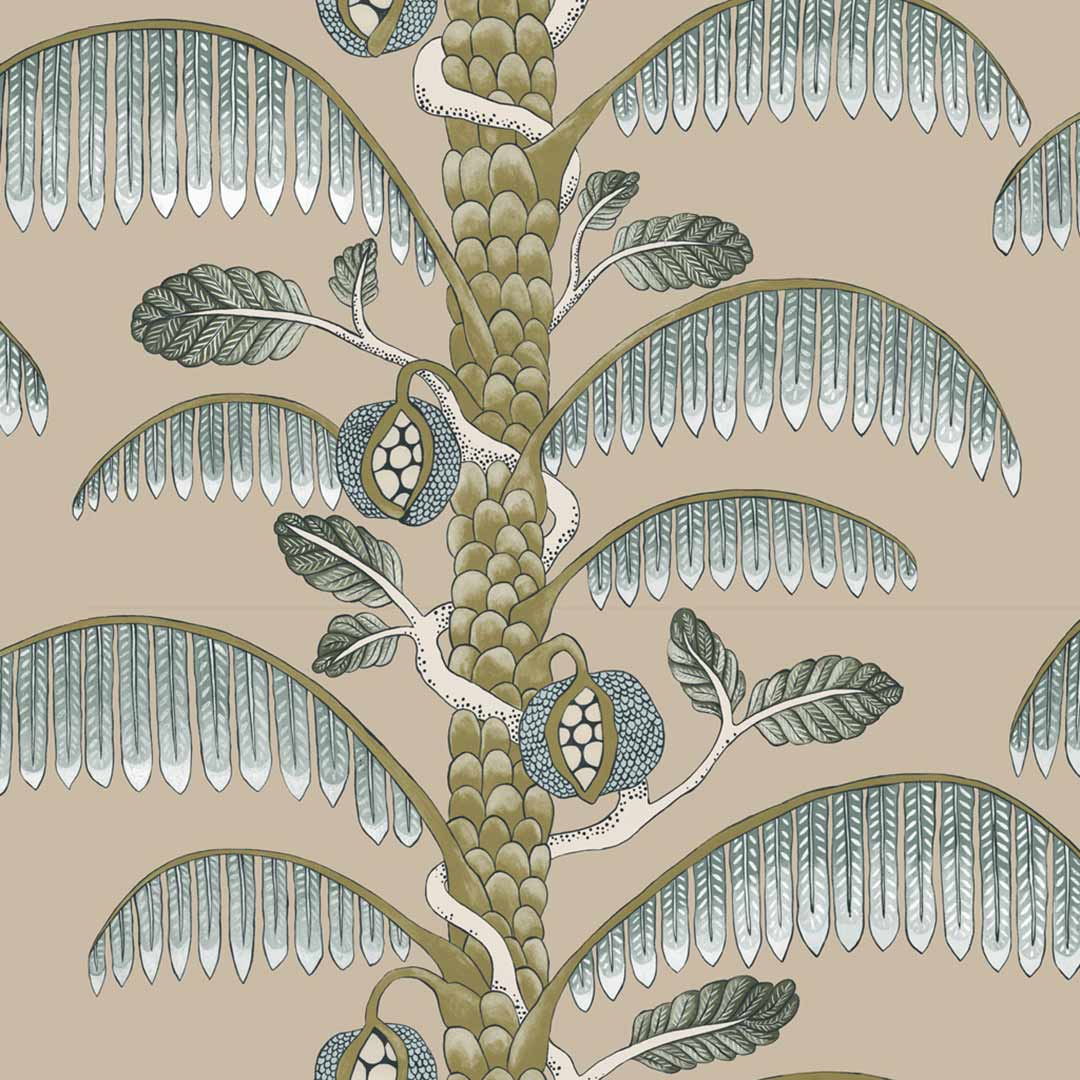 Palm Stripe Wallpaper - Josephine Munsey