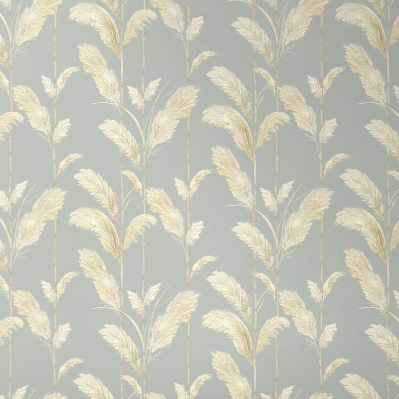 Pampas Grass Wallpaper - Cornflower Blue - Brand Mckenzie