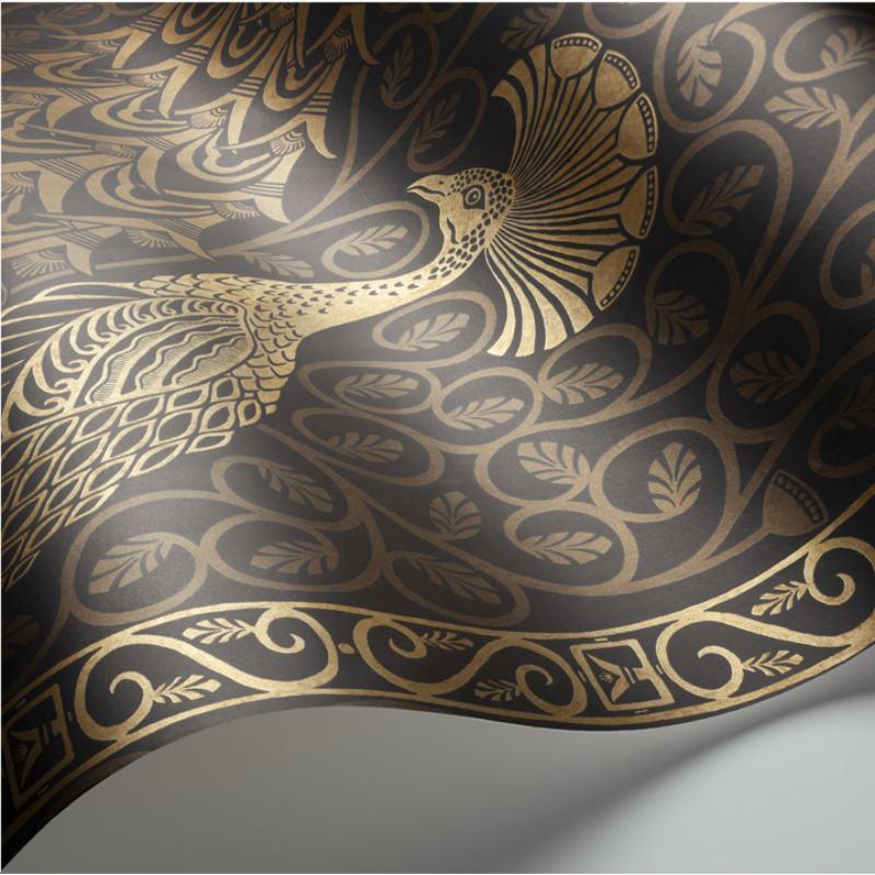 Pavo Parade Wallpaper - Pearwood Collection - Cole & Son