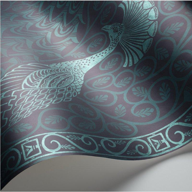 Pavo Parade Wallpaper - Pearwood Collection - Cole & Son