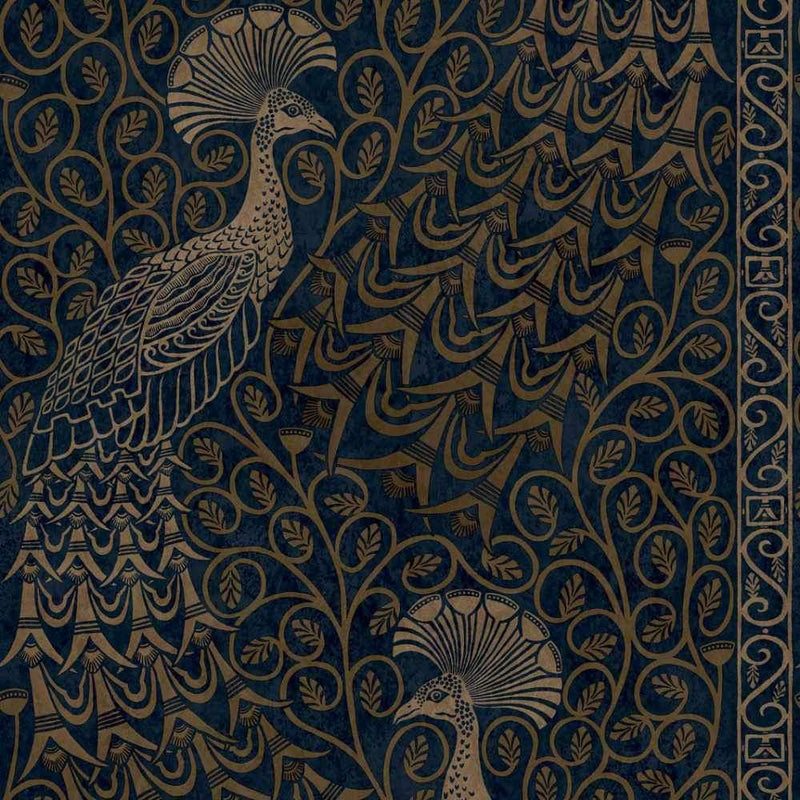 Pavo Parade Wallpaper - Pearwood Collection - Cole & Son
