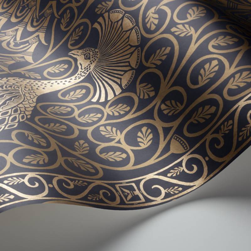 Pavo Parade Wallpaper - Pearwood Collection - Cole & Son
