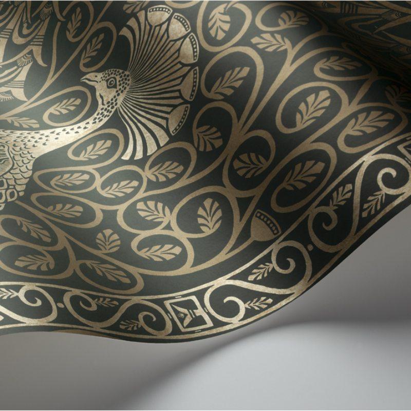 Pavo Parade Wallpaper - Pearwood Collection - Cole & Son