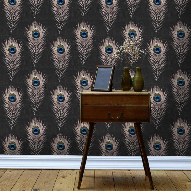 Peacock Wallpaper - Set of 3 Rolls - MINDTHEGAP