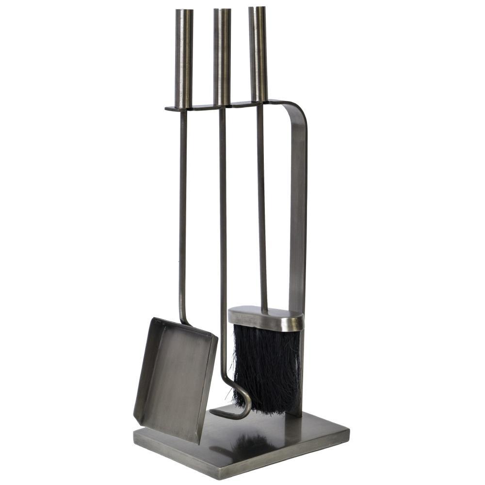 Pewter Fireside Tools Set