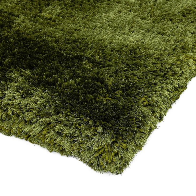 Plush Deep Pile Shaggy Rug - Green