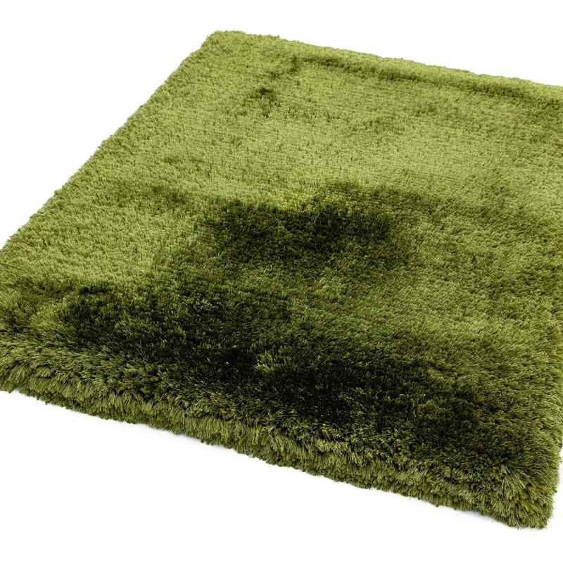 Plush Deep Pile Shaggy Rug - Green