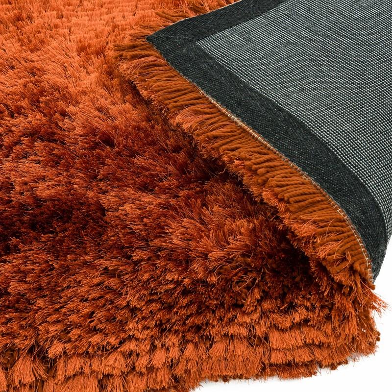 Plush Deep Pile Shaggy Rug - Rust – Lime Lace