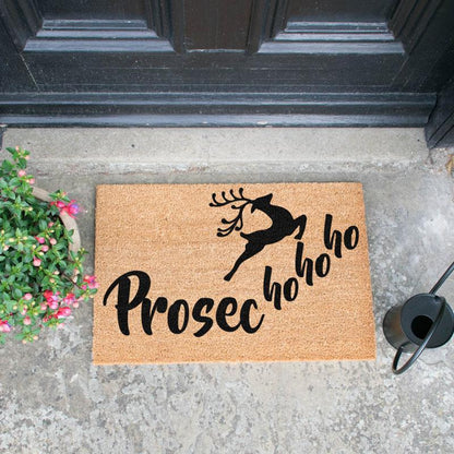 Prosecco Ho Ho Ho Doormat