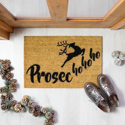 Prosecco Ho Ho Ho Doormat