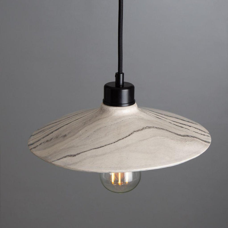 Pyrus Ceramic Pendant Light - Marbled - Mullan Lighting