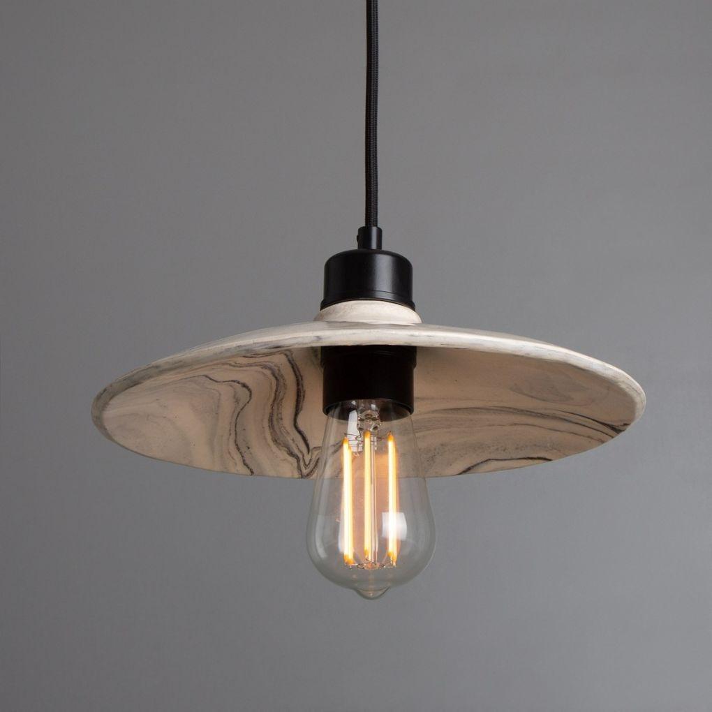 Pyrus Ceramic Pendant Light - Marbled - Mullan Lighting