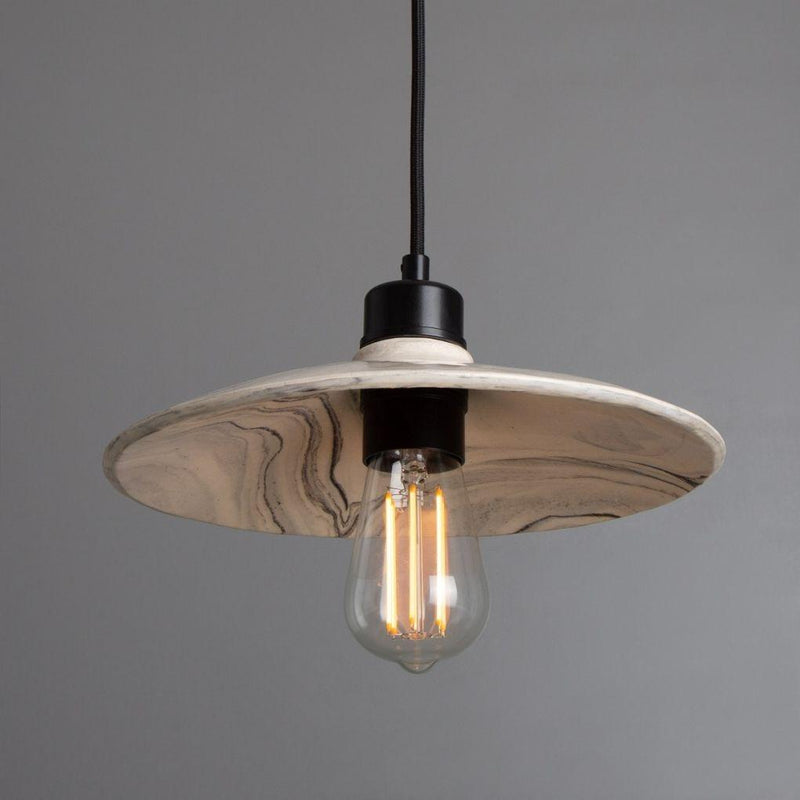 Pyrus Ceramic Pendant Light - Marbled - Mullan Lighting