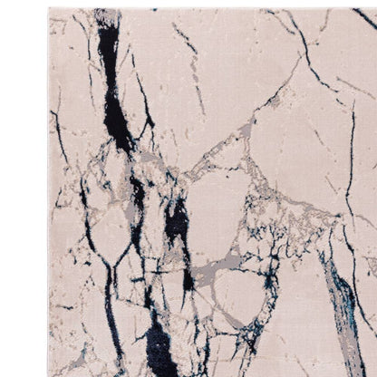 Quake High Shine Abstract Rug