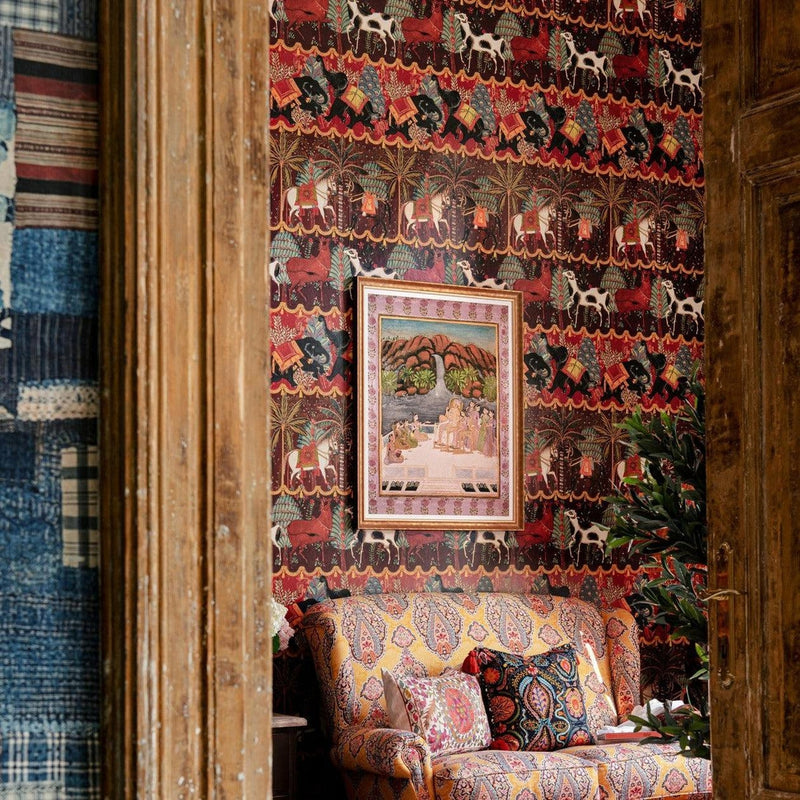 Red Carnaval Wallpaper - Set of 3 Rolls - MINDTHEGAP