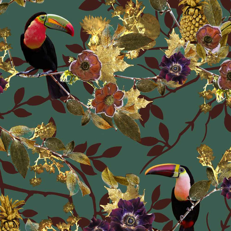 Rio Wallpaper - Smaragd - Good & Craft