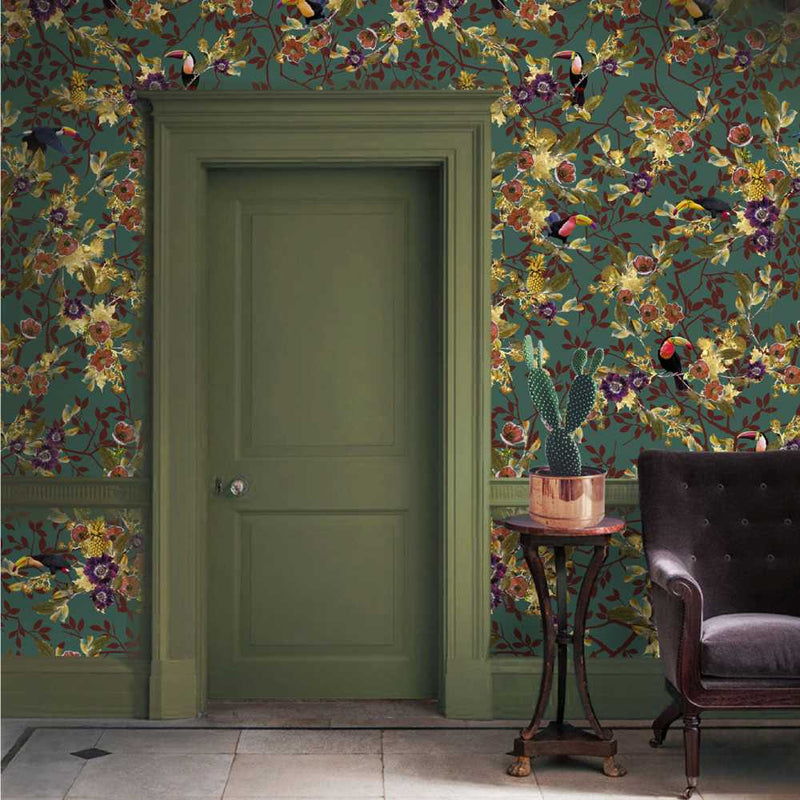 Rio Wallpaper - Smaragd - Good & Craft