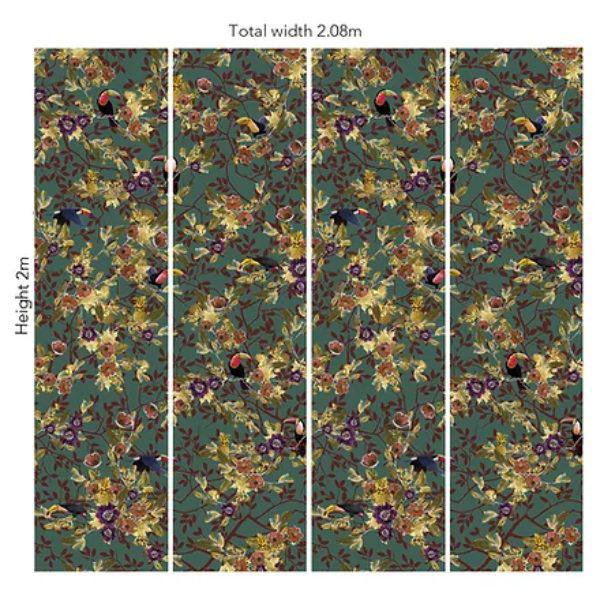 Rio Wallpaper - Smaragd - Good & Craft