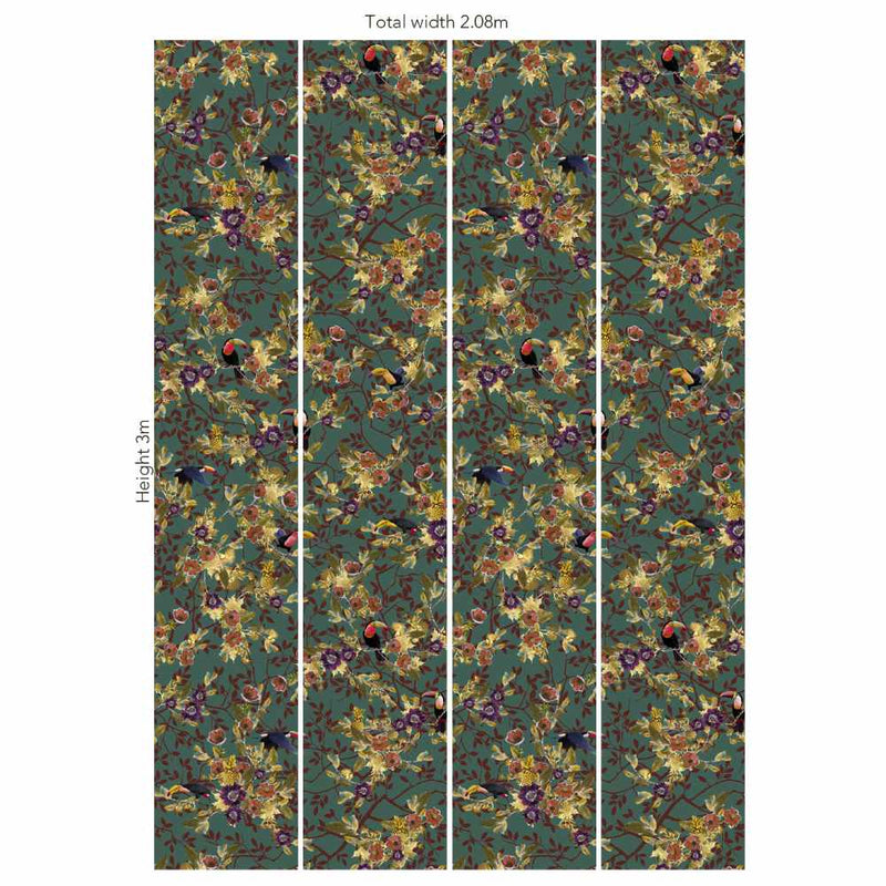 Rio Wallpaper - Smaragd - Good & Craft