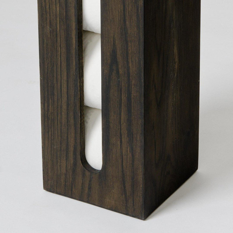 Roll Holder Box Mezza - Dark oak