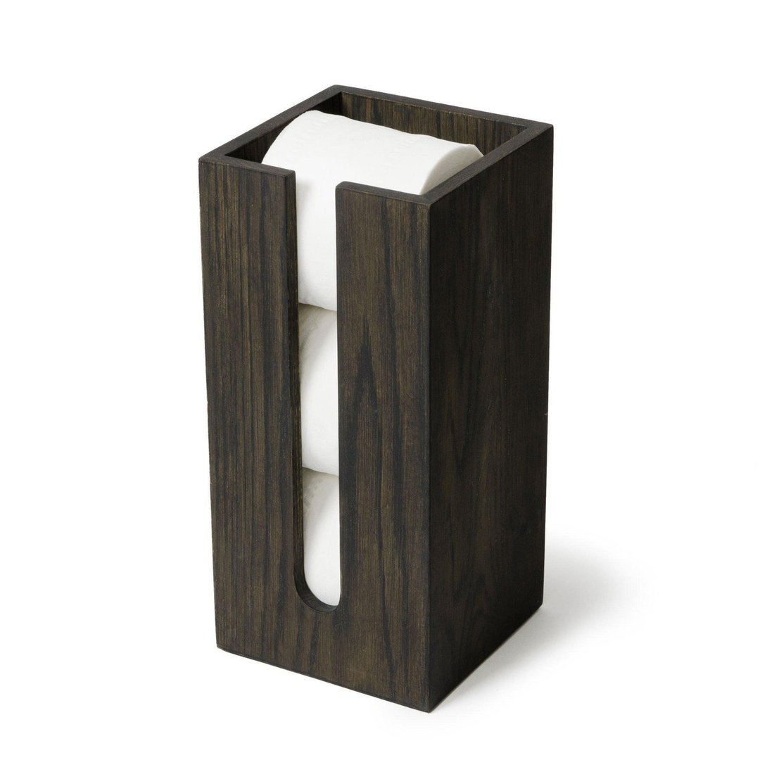 Roll Holder Box Mezza Dark oak