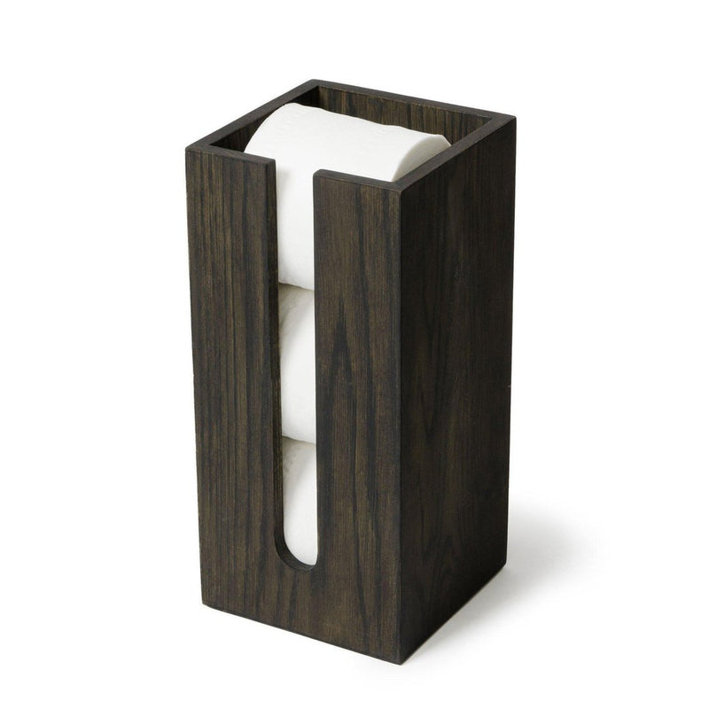 Roll Holder Box Mezza - Dark oak